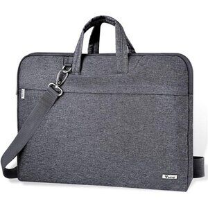 Laptop Bag 17 17.3 Inch Water-resistant Laptop Sleeve Case with Shoulder Straps